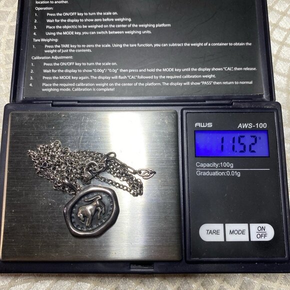 Stella & Dot Sterling Silver Horse Pendant Necklace, 21.5” Chain - Picture 6 of 11